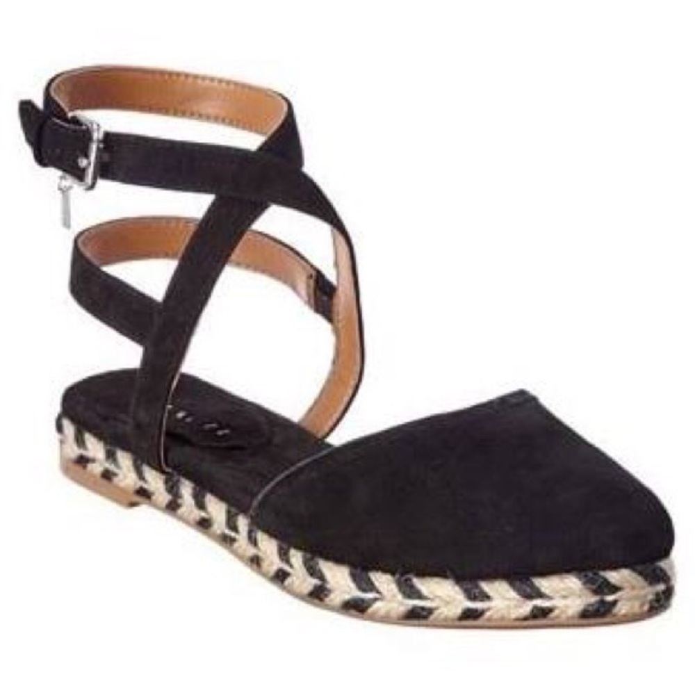 COACH suede Ozzie flats EUC size 8